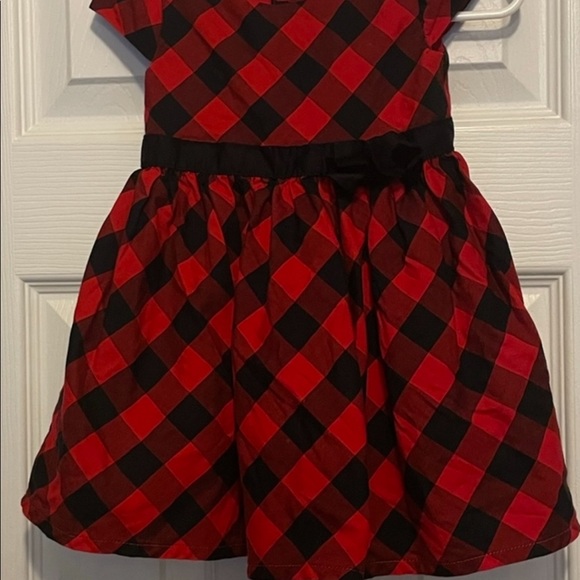Just One You by Carter’s Buffalo Checked Red & Black Baby👶Girls👧Dress👗Sz 9M - Picture 5 of 5